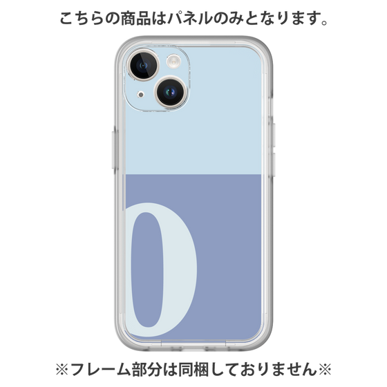 プレミアムパネル［ オリジナル - initial two tone - O blue ］
