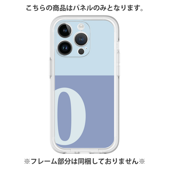プレミアムパネル［ オリジナル - initial two tone - O blue ］