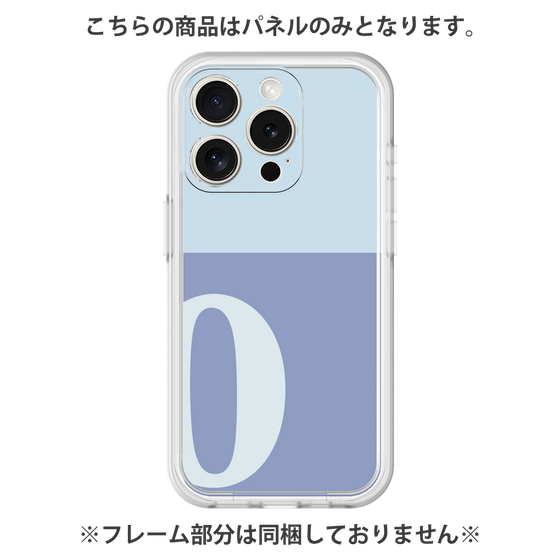 プレミアムパネル［ オリジナル - initial two tone - O blue ］