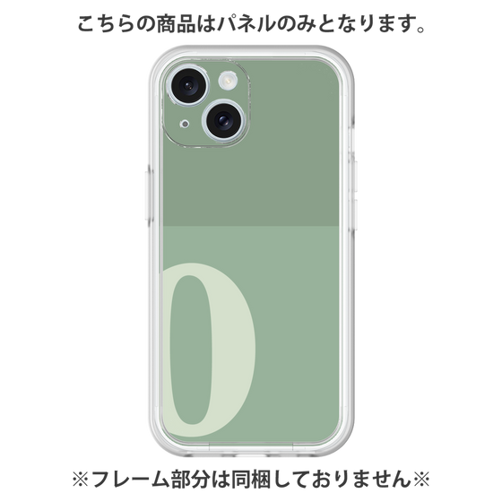 プレミアムパネル［ オリジナル - initial two tone - O green ］