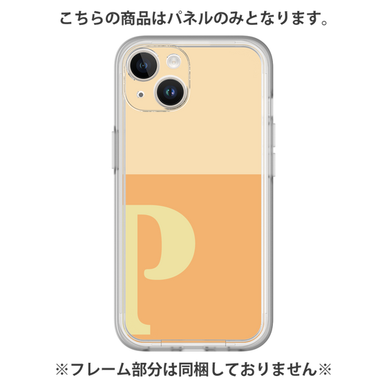 プレミアムパネル［ オリジナル - initial two tone - P orange ］