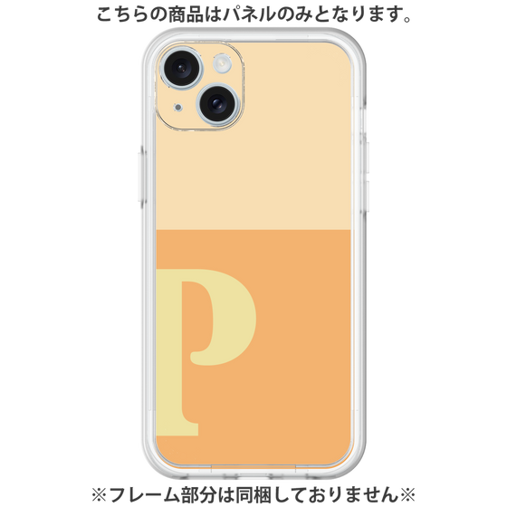 プレミアムパネル［ オリジナル - initial two tone - P orange ］