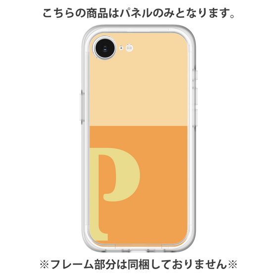 プレミアムパネル［ オリジナル - initial two tone - P orange ］