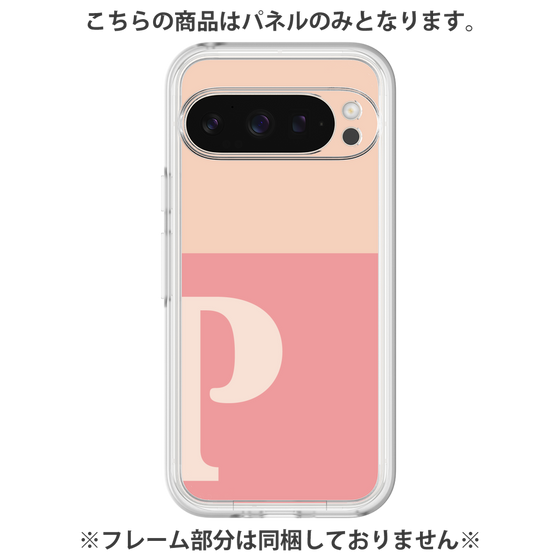 プレミアムパネル［ オリジナル - initial two tone - P pink ］