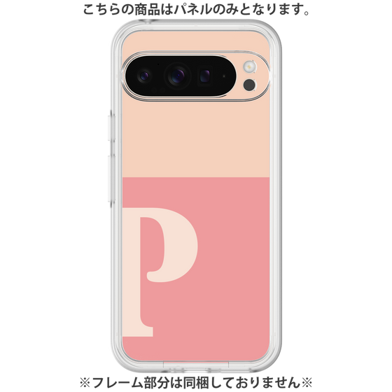 プレミアムパネル［ オリジナル - initial two tone - P pink ］