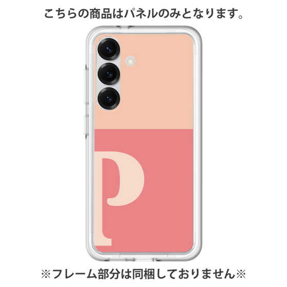 プレミアムパネル［ オリジナル - initial two tone - P pink ］