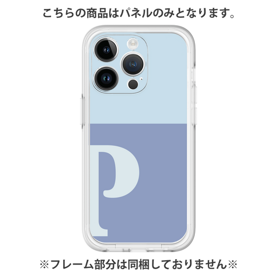 プレミアムパネル［ オリジナル - initial two tone - P blue ］