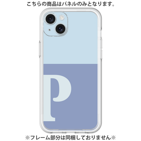 プレミアムパネル［ オリジナル - initial two tone - P blue ］