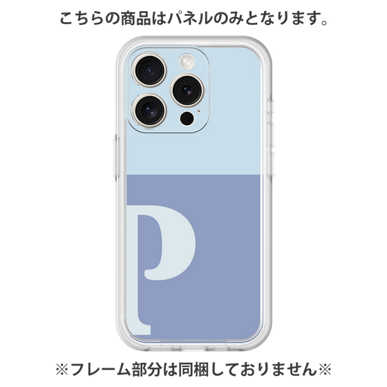 プレミアムパネル［ オリジナル - initial two tone - P blue ］