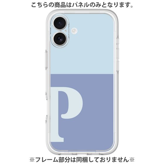 プレミアムパネル［ オリジナル - initial two tone - P blue ］