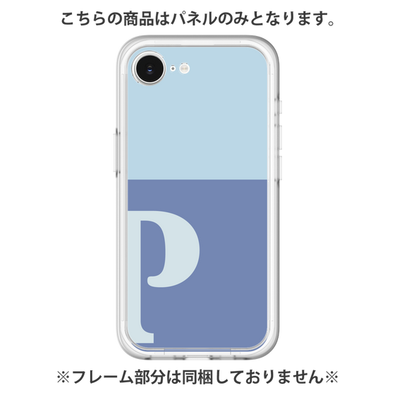 プレミアムパネル［ オリジナル - initial two tone - P blue ］