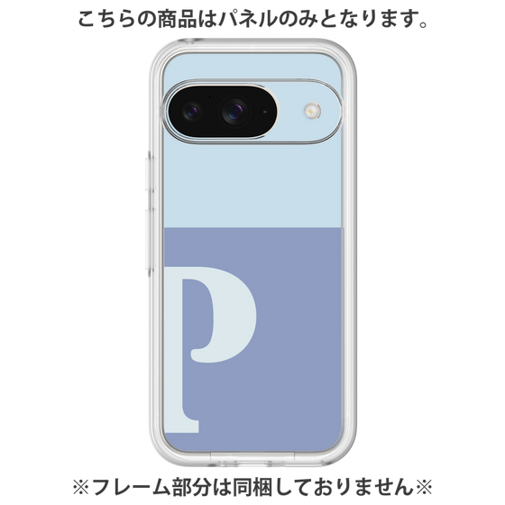 プレミアムパネル［ オリジナル - initial two tone - P blue ］