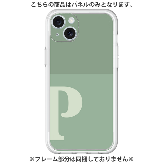 プレミアムパネル［ オリジナル - initial two tone - P green ］