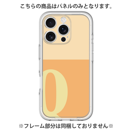 プレミアムパネル［ オリジナル - initial two tone - Q orange ］