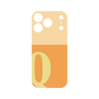 プレミアムパネル［ オリジナル - initial two tone - Q orange ］