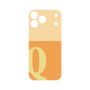 プレミアムパネル［ オリジナル - initial two tone - Q orange ］