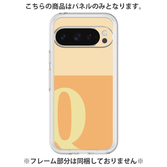プレミアムパネル［ オリジナル - initial two tone - Q orange ］