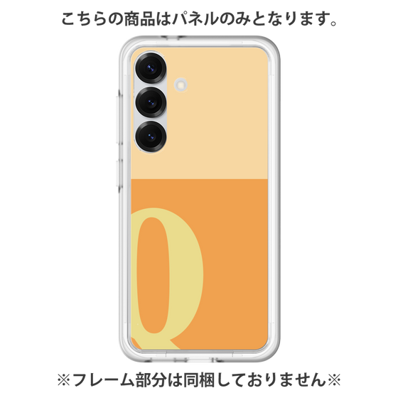プレミアムパネル［ オリジナル - initial two tone - Q orange ］