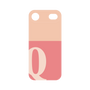 プレミアムパネル［ オリジナル - initial two tone - Q pink ］