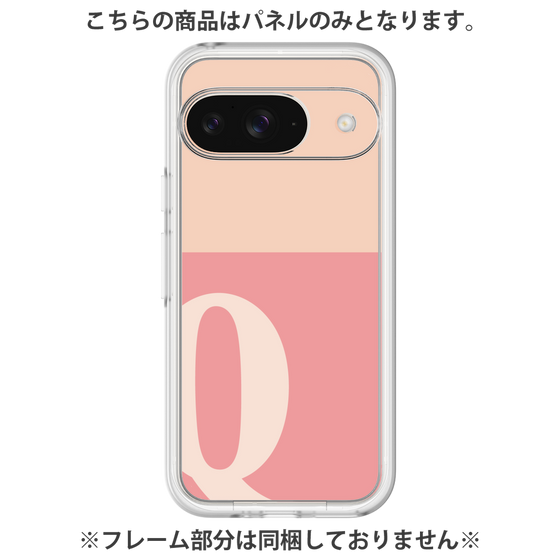 プレミアムパネル［ オリジナル - initial two tone - Q pink ］