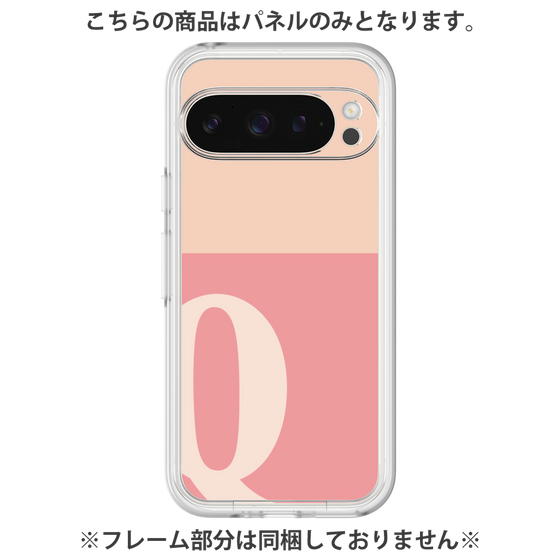 プレミアムパネル［ オリジナル - initial two tone - Q pink ］