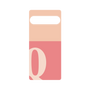 プレミアムパネル［ オリジナル - initial two tone - Q pink ］