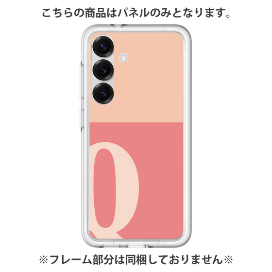プレミアムパネル［ オリジナル - initial two tone - Q pink ］