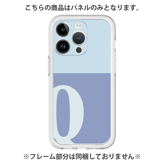 プレミアムパネル［ オリジナル - initial two tone - Q blue ］