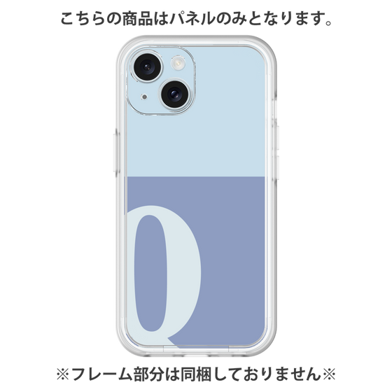 プレミアムパネル［ オリジナル - initial two tone - Q blue ］