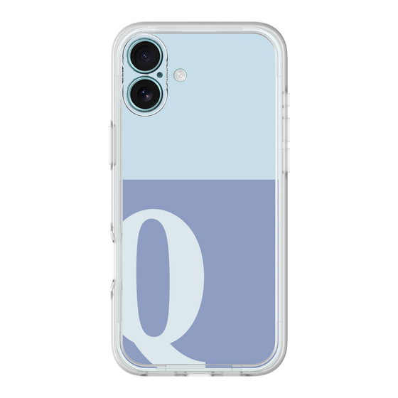 プレミアムパネル［ オリジナル - initial two tone - Q blue ］