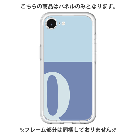 プレミアムパネル［ オリジナル - initial two tone - Q blue ］