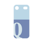 プレミアムパネル［ オリジナル - initial two tone - Q blue ］