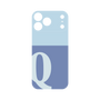 プレミアムパネル［ オリジナル - initial two tone - Q blue ］