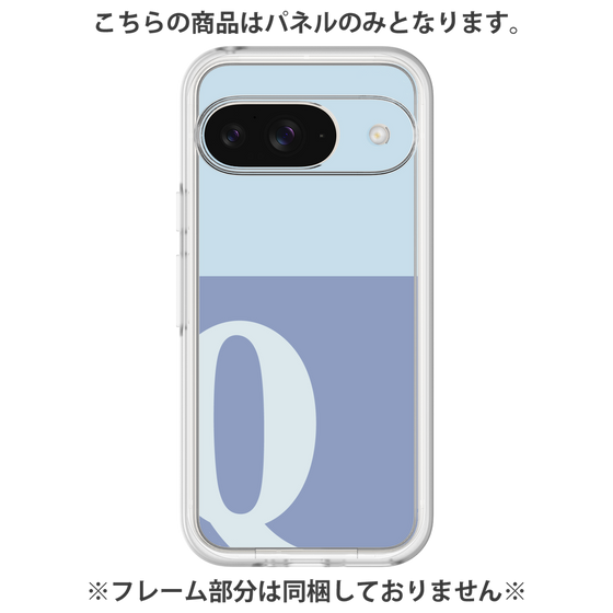 プレミアムパネル［ オリジナル - initial two tone - Q blue ］