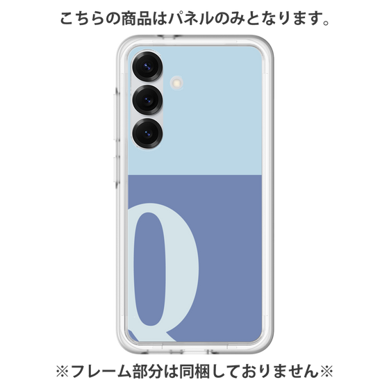 プレミアムパネル［ オリジナル - initial two tone - Q blue ］