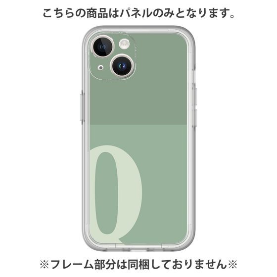 プレミアムパネル［ オリジナル - initial two tone - Q green ］