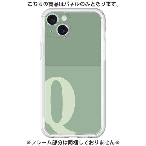 プレミアムパネル［ オリジナル - initial two tone - Q green ］
