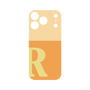 プレミアムパネル［ オリジナル - initial two tone - R orange ］