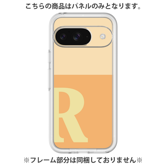 プレミアムパネル［ オリジナル - initial two tone - R orange ］