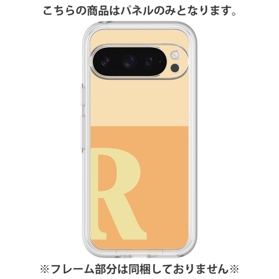 プレミアムパネル［ オリジナル - initial two tone - R orange ］