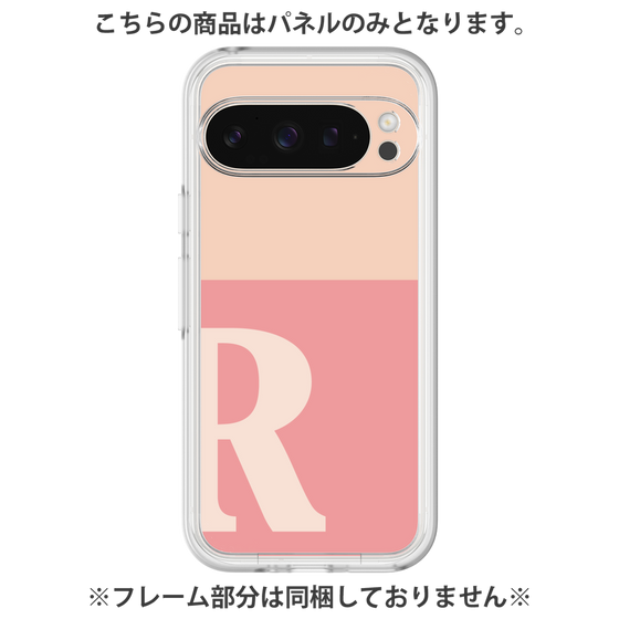 プレミアムパネル［ オリジナル - initial two tone - R pink ］