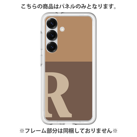 プレミアムパネル［ オリジナル - initial two tone - R brown ］