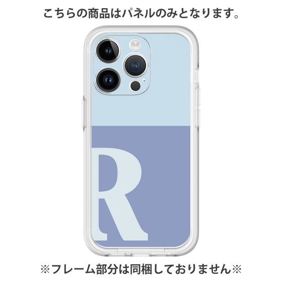 プレミアムパネル［ オリジナル - initial two tone - R blue ］
