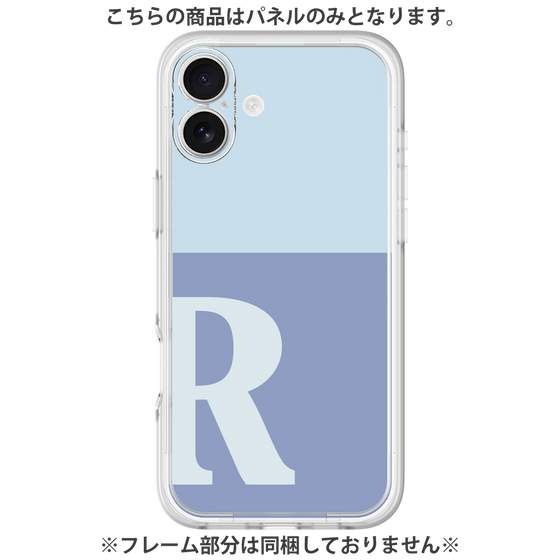 プレミアムパネル［ オリジナル - initial two tone - R blue ］