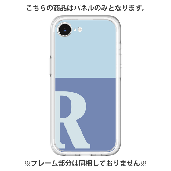 プレミアムパネル［ オリジナル - initial two tone - R blue ］