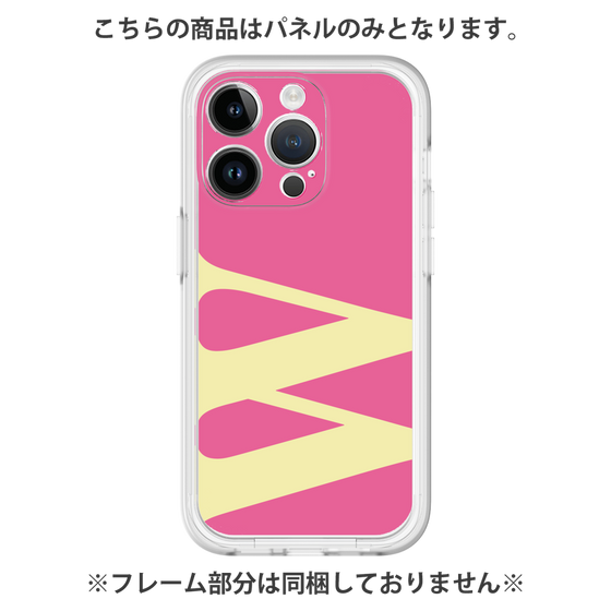 プレミアムパネル［ オリジナル - initial color - W pink ］