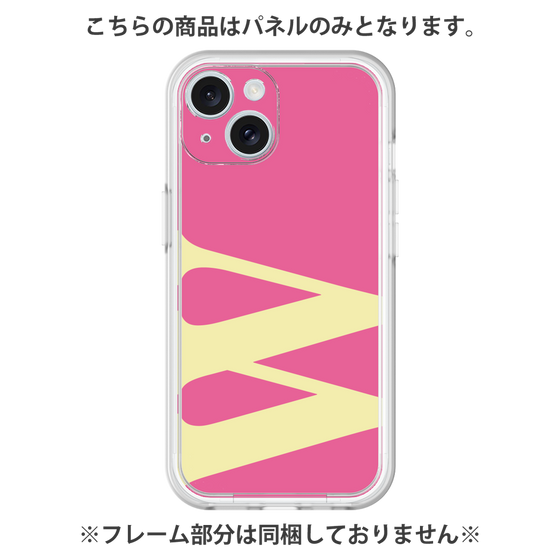 プレミアムパネル［ オリジナル - initial color - W pink ］