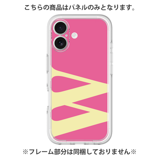 プレミアムパネル［ オリジナル - initial color - W pink ］