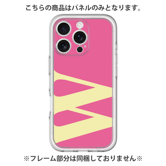 プレミアムパネル［ オリジナル - initial color - W pink ］