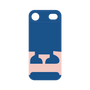 プレミアムパネル［ オリジナル - initial color - E navy ］